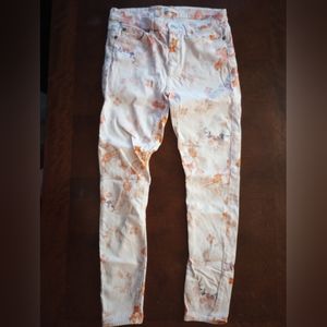 🏷️🤍 7 For All Mankind Floral Jeans